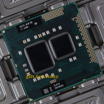 Intel Core i7-640M 2.8GHz Socket G1 Laptop CPU - SLBTN Dual Core ...