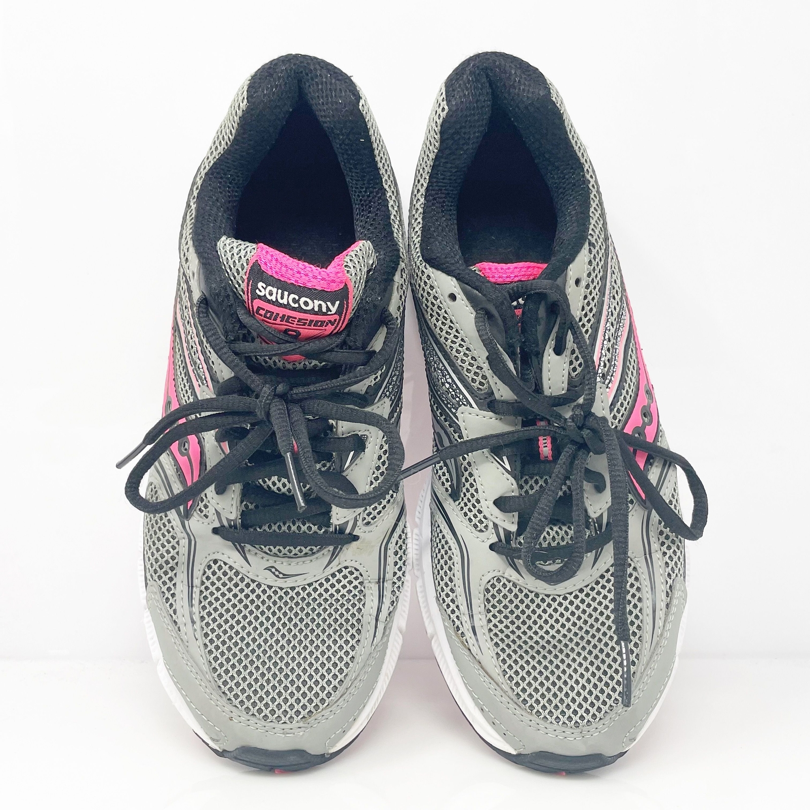 Saucony Womens Cohesion 9 S15262-3 Gray Running Shoes Sneakers Size 8