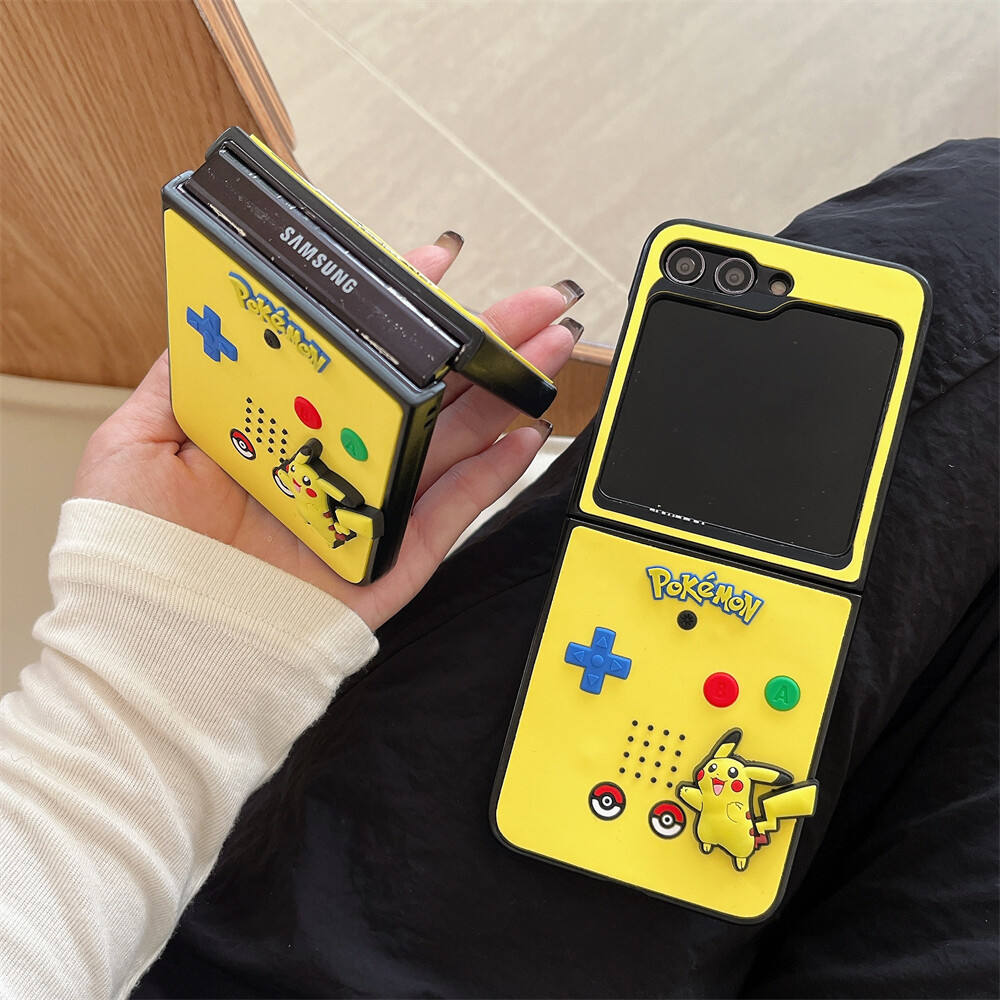 Cartoon 3D Retro Game Console Case Cover For Samsung Galaxy Z Flip