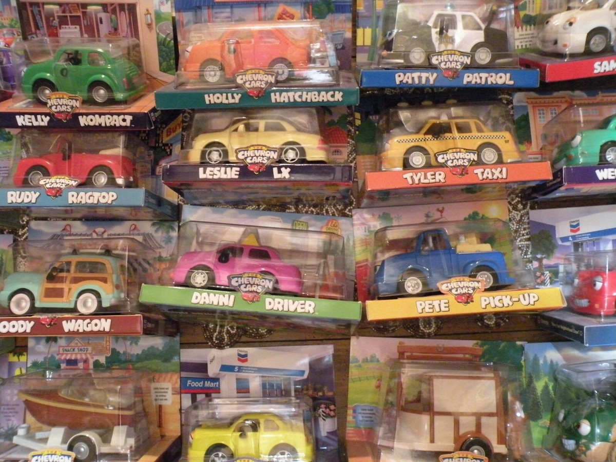 First 35 Chevron Cars all Mint in Boxes Cars #1 - #34 and LE-1