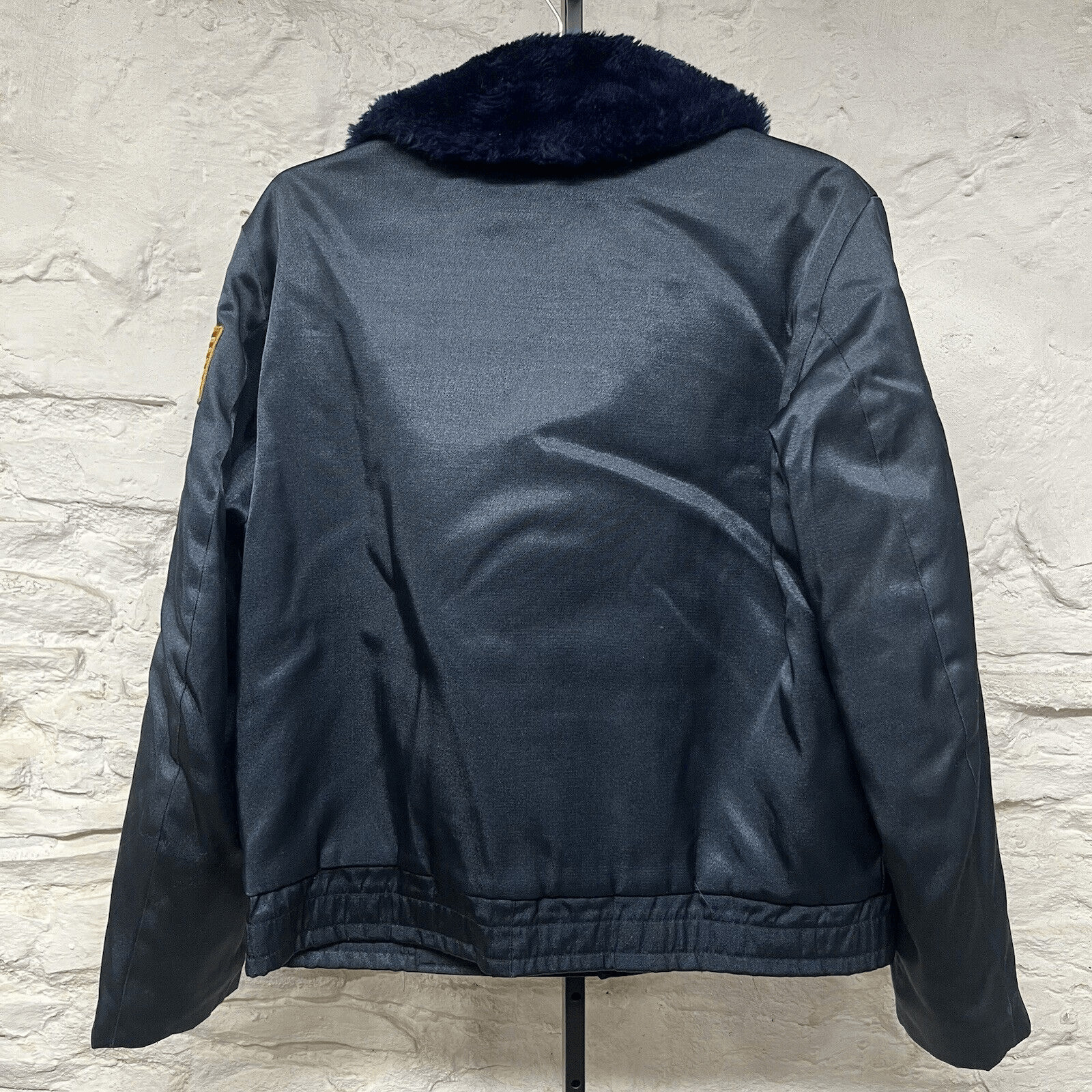Super Chief Million Mile Truck Driver Quilted Police Bomber Jacket Vtg 70s 80s - second product detail image