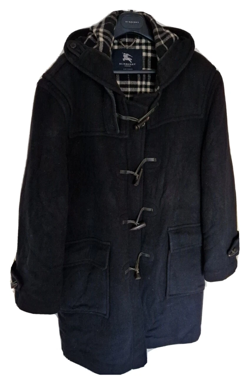 Cappotto giacca uomo LONDON BURBERRY misto lana taglia media grande. Prezzo consigliato £ 1.395.