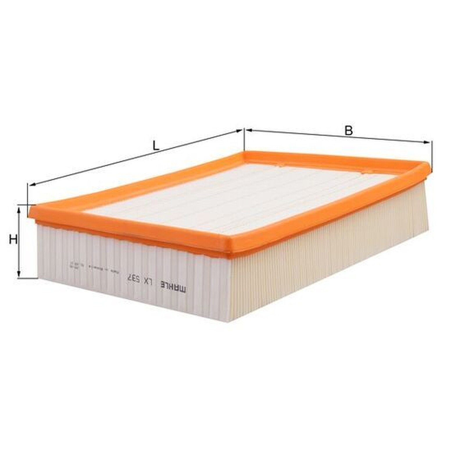 Mahle Air Filter LX537 - Fits VW - Genuine Part - OE Matching Fit & Quality