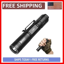High Lumens EDC Flashlight - 1200 Brightness, Waterproof, Perfect Gift for Men