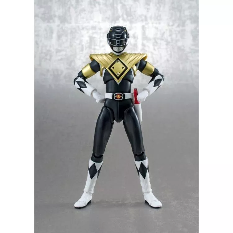 BANDAI S.H.FIGUARTS MIGHTY MORPHIN POWER RANGERS ARMORED BLACK RANGER 2014 SDCC