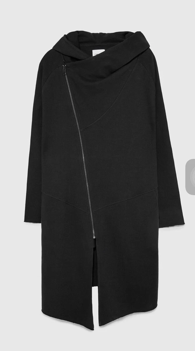 GIACCA IN NEOPRENE DA UOMO ZARA CON CAPPUCCIO Taglia L