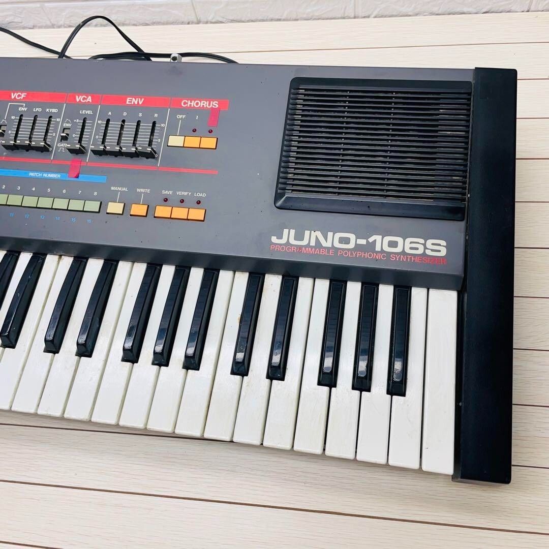 Roland Juno-106 Six-Voice Polyphonic and Programmable Analog Synthesizer  Rare