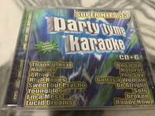 PARTY TYME KARAOKE - Super Hits 33 - CD G CRACKED CASE NEW