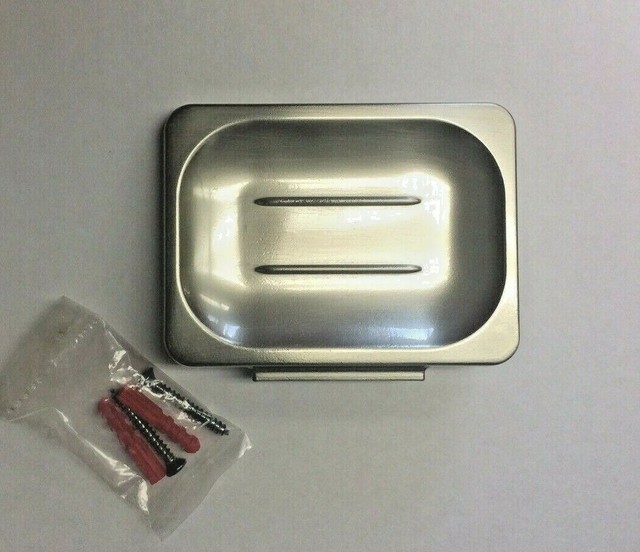Wall Mounted Brushed Nickel Soap Dish Holder "NEW" eBay