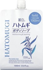 KUMANO Reihaku Hatomugi Body Soap Refill 1000ml coixseed moisturizing