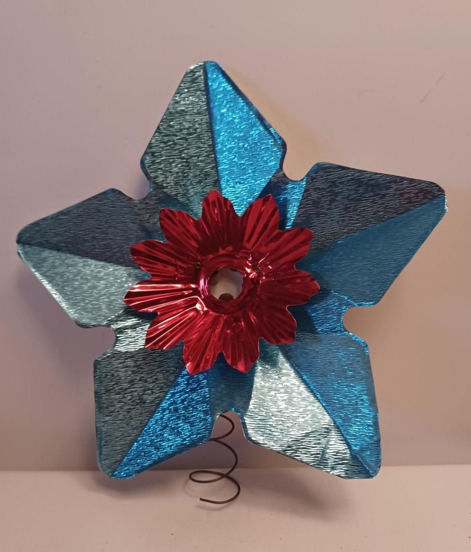 Mid Century Modern/Retro Foil Christmas Tree Topper