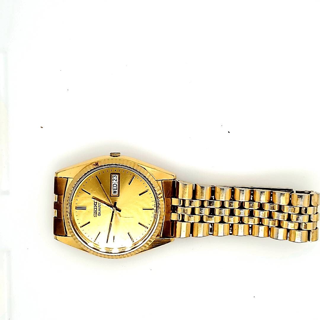 その他 7DAYZTODIE Vintage Seiko 7N43-8110 Fluted Bezel Day-Date Black Dial For