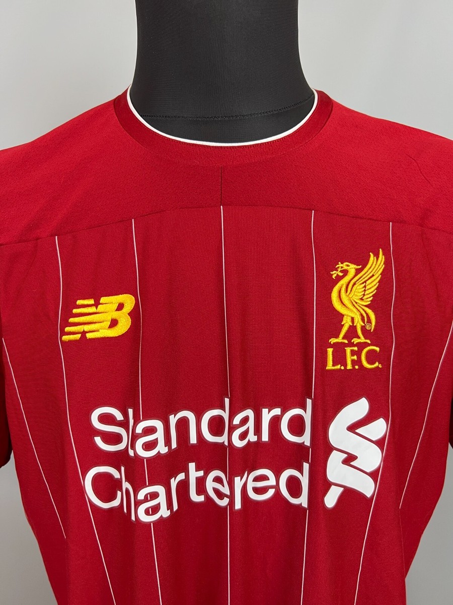 Maillot Liverpool Domicile 2019-2020 #4 Van Dijk - Taille L - New Balance - Occasion Très Bon état