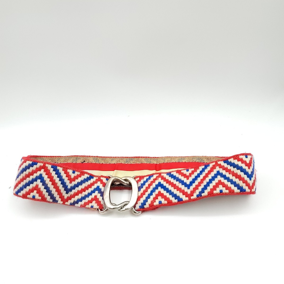 Vintage Handmade Women Belt Blue, Red, White Hippy 28x2 | eBay display picture 1