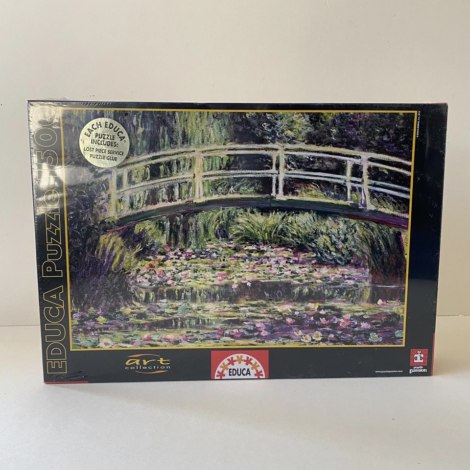 New Claude Monet EDUCA Fine Art Collection Puzzle 1500 WhiteWater Lilies 15535 - Image 2 of 4