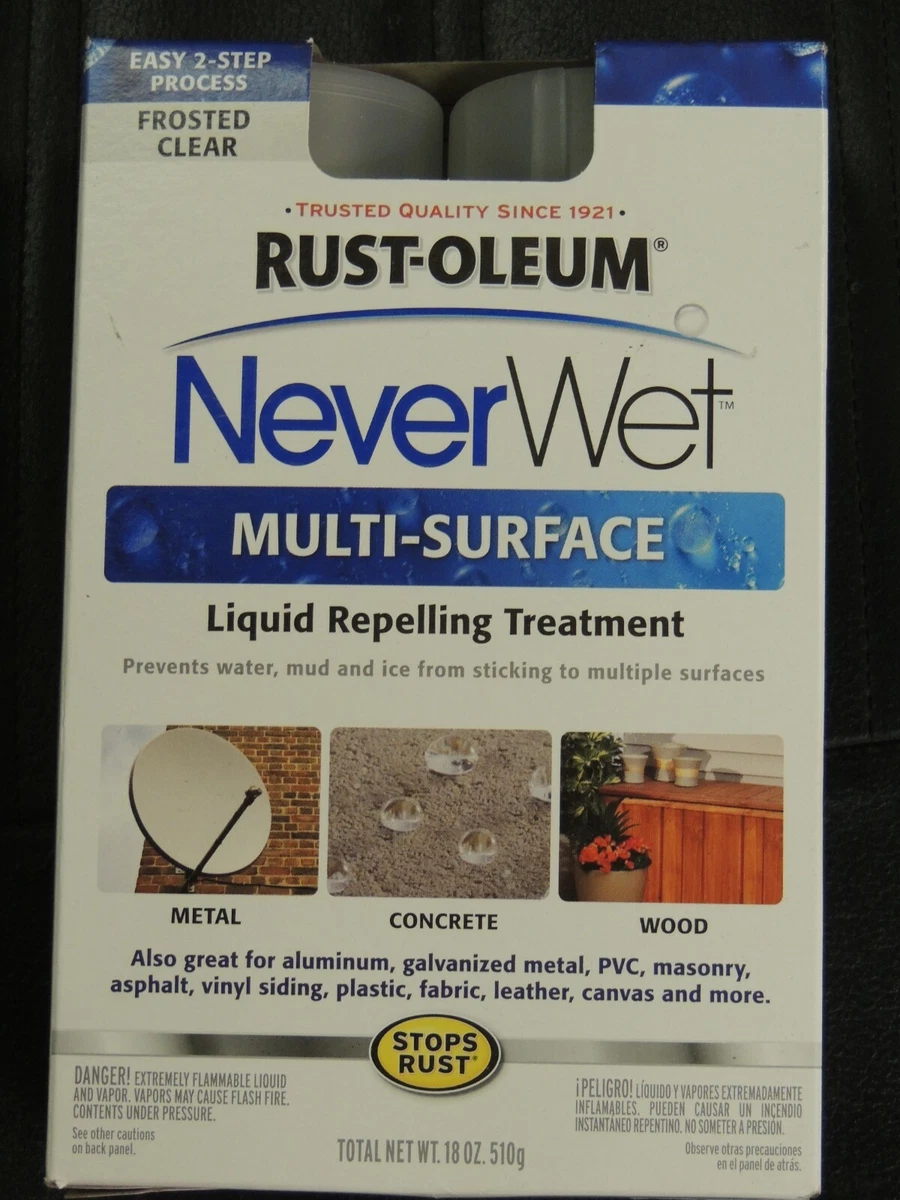 Rustoleum neverwet frosted clear sale