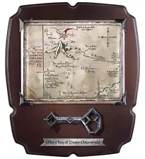 Noble Collection The Hobbit Thorin's Key & Map Full Size Replica Key to Erebor