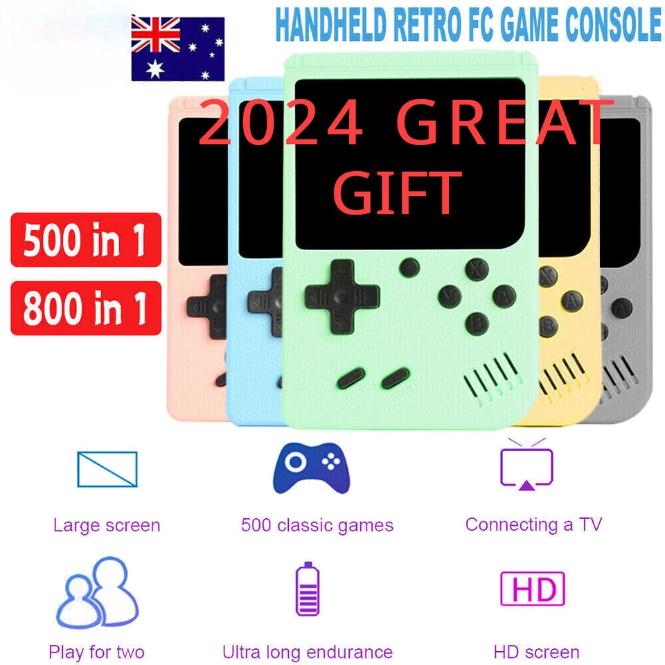 800+ Classic Games Handheld Retro Video FC Game Console Player For Kids Adults