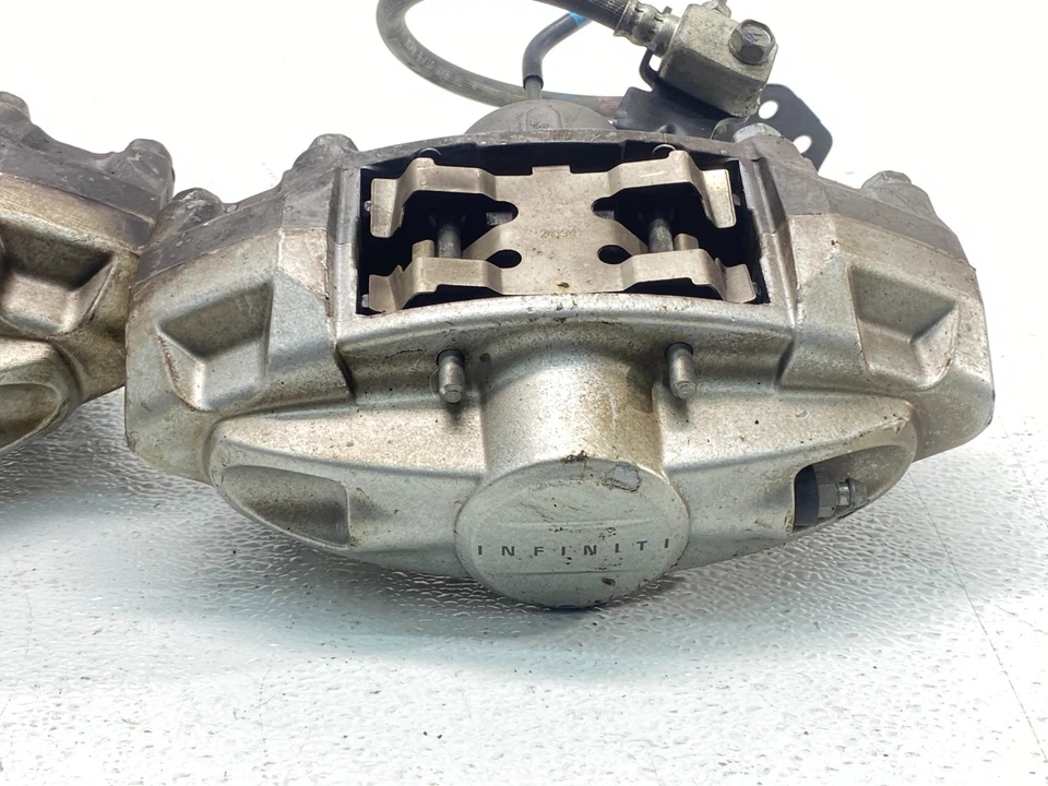 Infiniti Nissan G37 Q70 Q50 Rear Left Right Brake Caliper Shoe Housing Set OEM✅ - Image 4 of 4