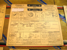 1937 Terraplane Six. Model 72 Super. Aea Tune Up And Systems Card 1937 Terraplane Six. Model 72 Super. Aea Tune Up And Systems Card
