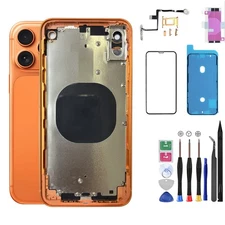 DIY Housing For iPhone Xs Max  to 17 Pro Max with Repair Tool Kit（Orange）