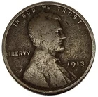 1913-P Lincoln Wheat Cent ~ Good Condition - Early Date Penny 1c One Cent - 2077
