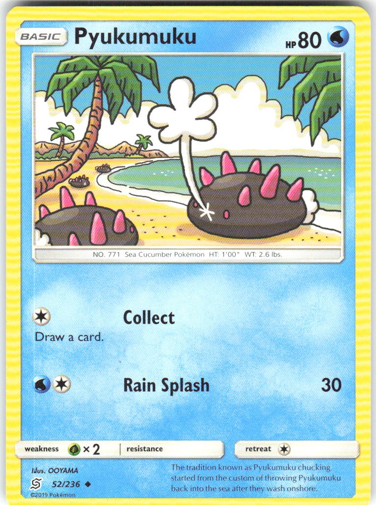 Pyukumuku 52/236 Unified Minds Pokemon MP