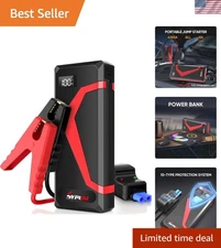 Compact 4150A Emergency Jump Starter & Charger for Vehicles Up to 12L Diesel