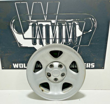 15x7 5x4.5 Silver Steel Wheel Center Caps 97-06 Jeep Tj Wrangler Cherokee Xj