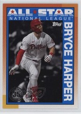 2025 Series 2 1990 Topps Baseball All-Stars Blue Nameplate Bryce Harper 0z9a