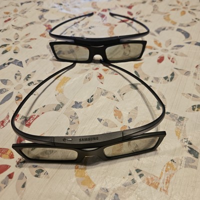 2x SSG-5100GB For Samsung 3D Active Shutter Glasses 3D TV SSG4100GB