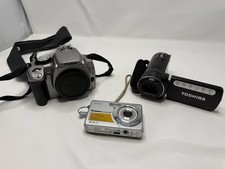 Camera Lot Of 3 - Untested- Canon Camera - Kodak Camera - Toshiba Camcorder