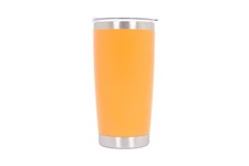 Thermos Tazza Termica Acciaio Inox SS304 Doppia Parete 590m Leggera Arancione