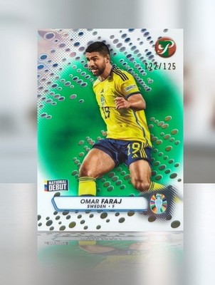 Omar Faraj - Topps Pristine Road to UEFA EURO 2024 - #180 - /125 - Green