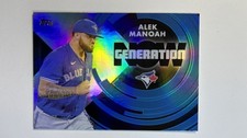 2022 Topps Alek Manoah Generation Now #GN-54 Toronto Blue Jays