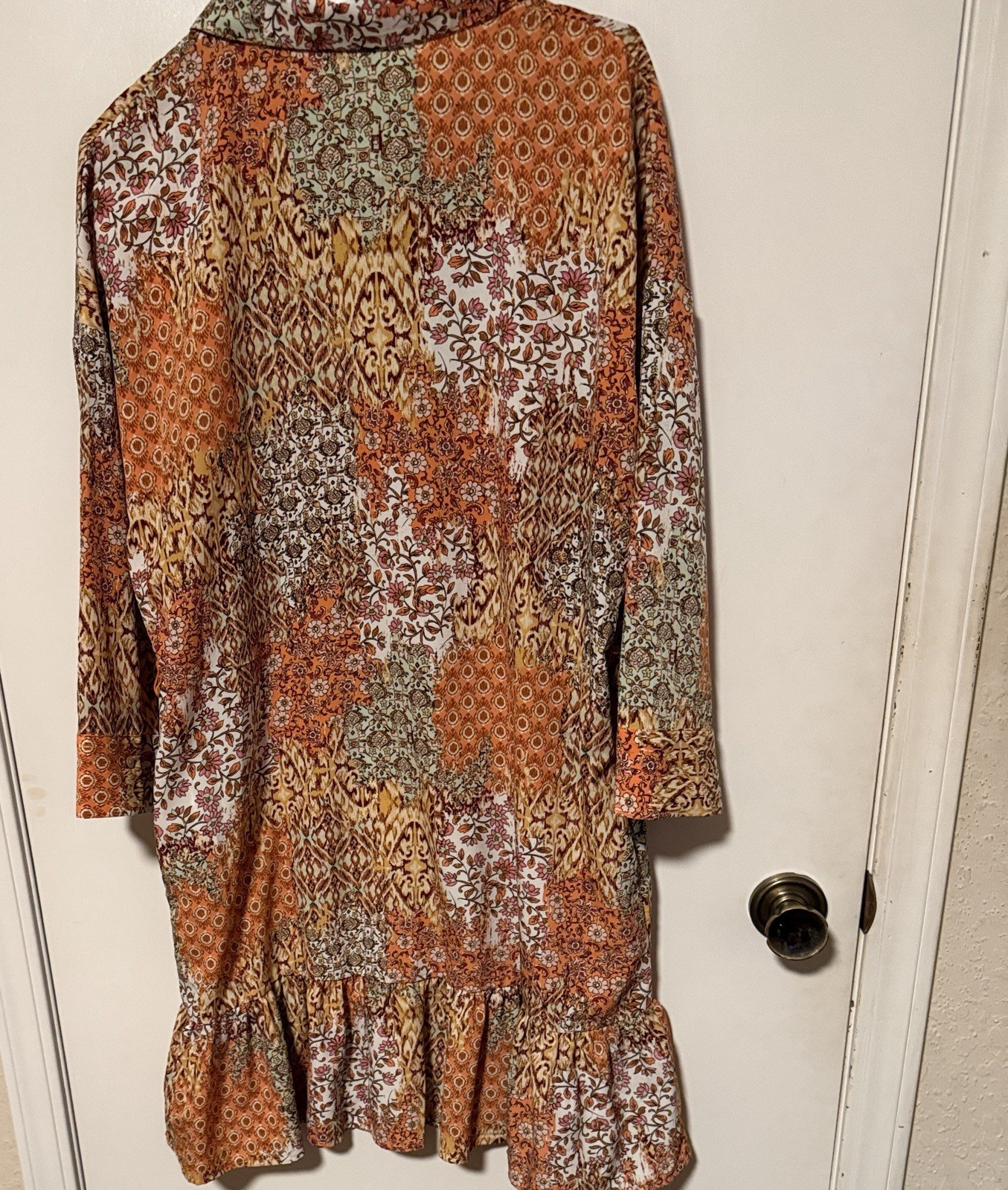 Cato Patchwork Dress Size Large with Pockets and … - image 4