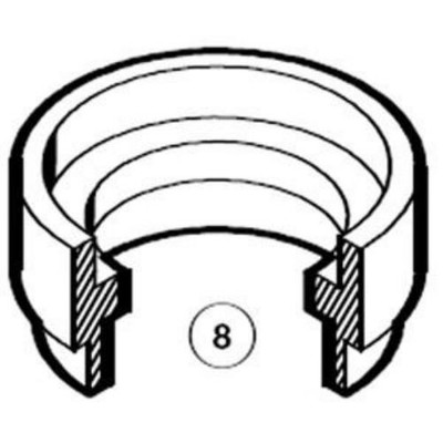 Park Tool 833 - 1'' stepped cup #2 CRS-1