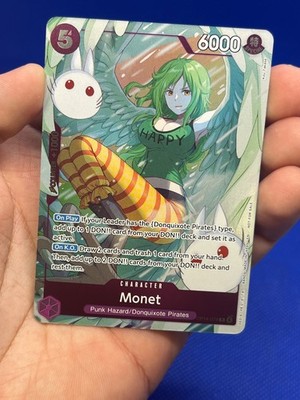 One Piece The Azure Sea's Seven Monet OP14-074 Dash Pack Full Art