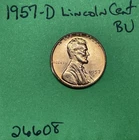 1957 D Lincoln Wheat Cent / Penny 1c BU Brilliant Uncirculated US Coin