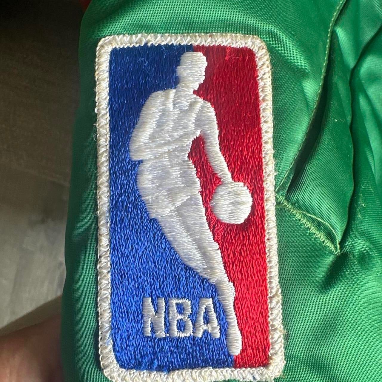 Vintage Starter Jacket Boston Celtics Satin Green NBA Basketball 90s Outerwear - second product detail image