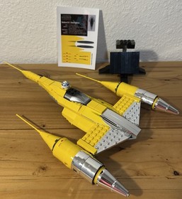 Lego 10026 Star Wars N-1 Naboo Starfighter Complete w/ Stickers 9/10 Condition