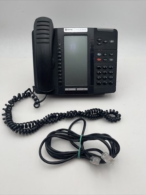Mitel Black 5320 IP Phone 5006191  LCD Display VoIP   w/handset  and stand