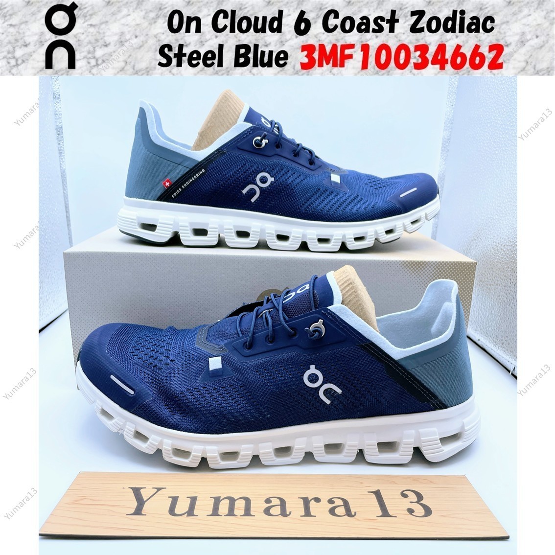 On Cloud 6 Coast Zodiac Steel Blue 3MF10034662 Men's Size | eBay