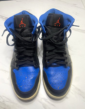 Jordan 1 Mid Royal Splatter for Sale - Authenticity Guaranteed - eBay