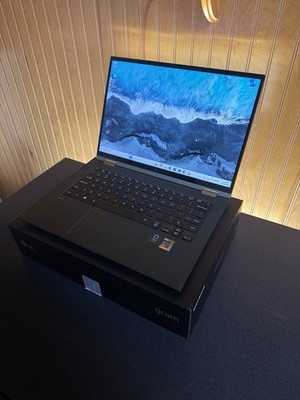 LG Gram 14 2-in-1 Laptop 14T90P i7-1165G7 16GB 512GB SSD Win11 Pro Open Box CIB