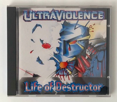 Ultraviolence   Life Of Destructor CD (Original Earache 1994 CD)