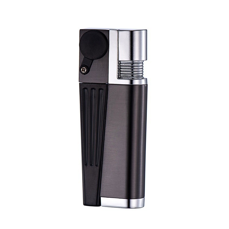 Pipe Combination Portable Smoking Lighter Black 2 In 1