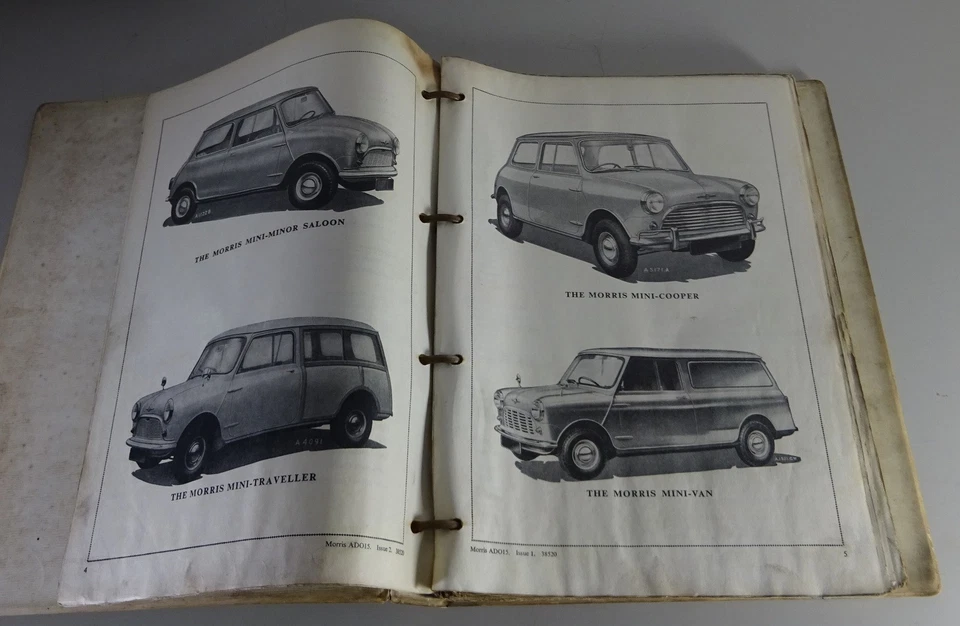 Manual De Taller BMC Morris Mini Minor / Cooper / Traveller De 1962 - Imagen 2 de 4
