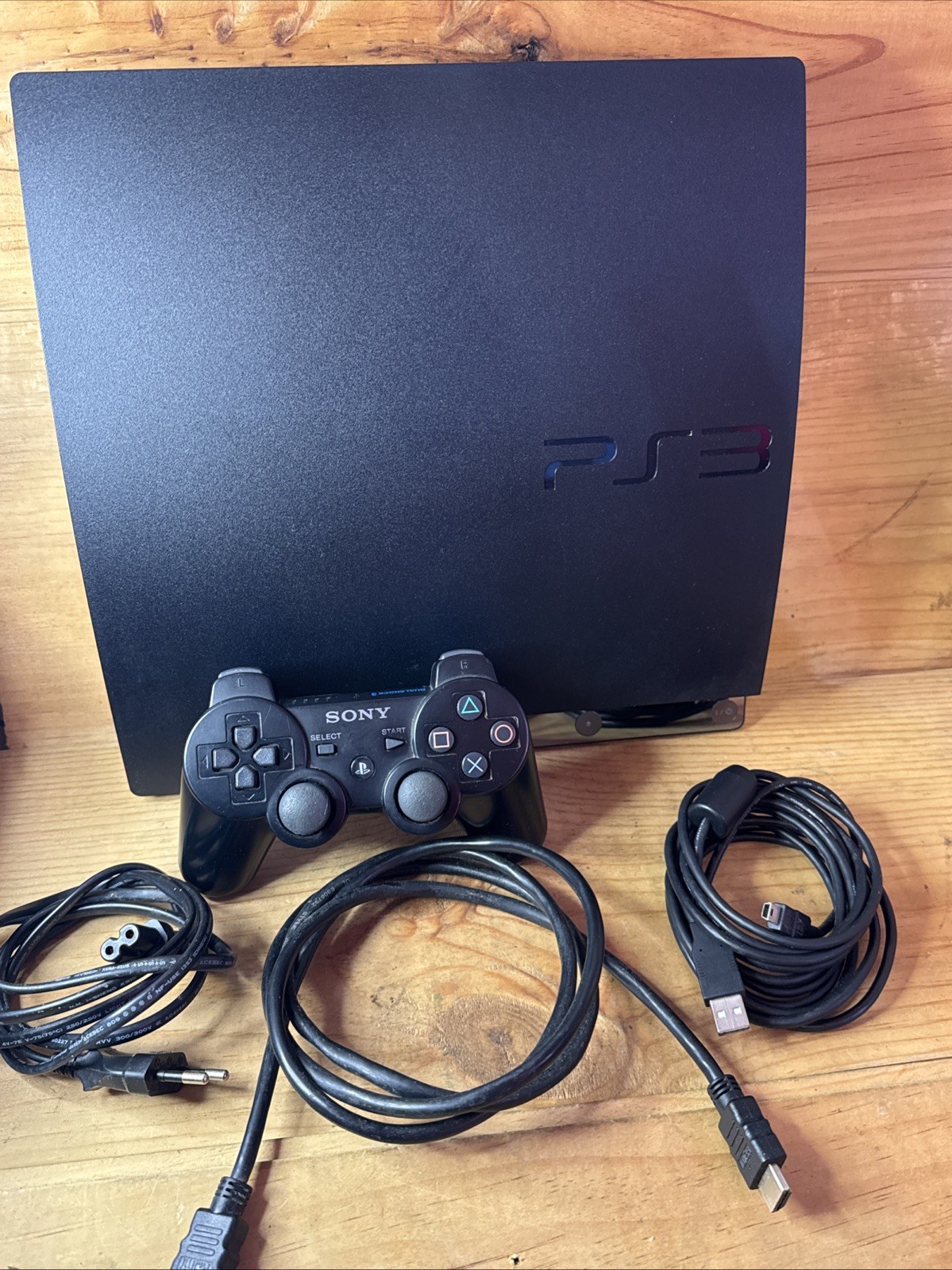 Sony PlayStation 3 Slim 320 Go Console Noir Avec Manette Officiel Testé