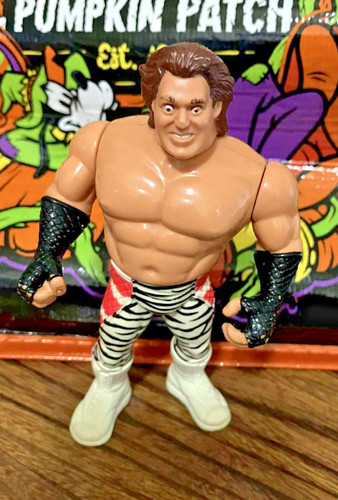 Hasbro WWF Brutus The Barber Beefcake Zebra Pants ...